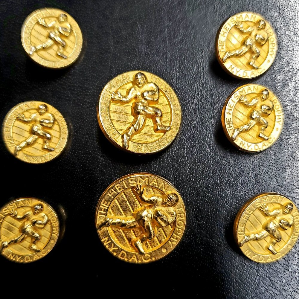 Heisman Trophy Blazer Button Set